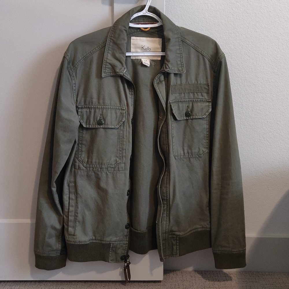 Koto Green Military Jacket